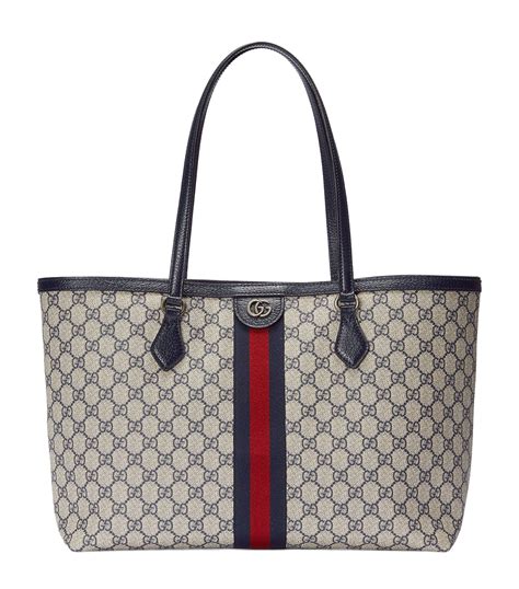 gucci gg leather tote bag|gucci ophidia tote bag.